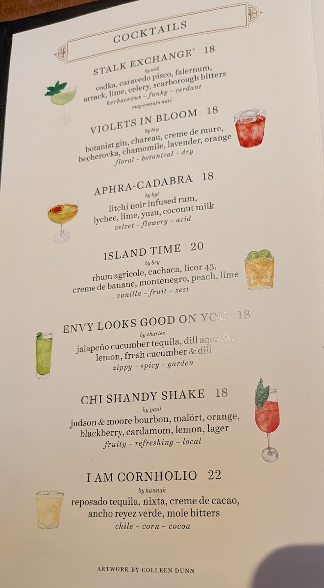 Cindy's Rooftop Menu - Image 1